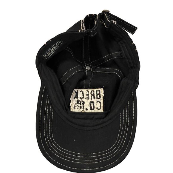 Breck Men's Hat Breck 1859 Black Adjustable Cap - Picture 4 of 5